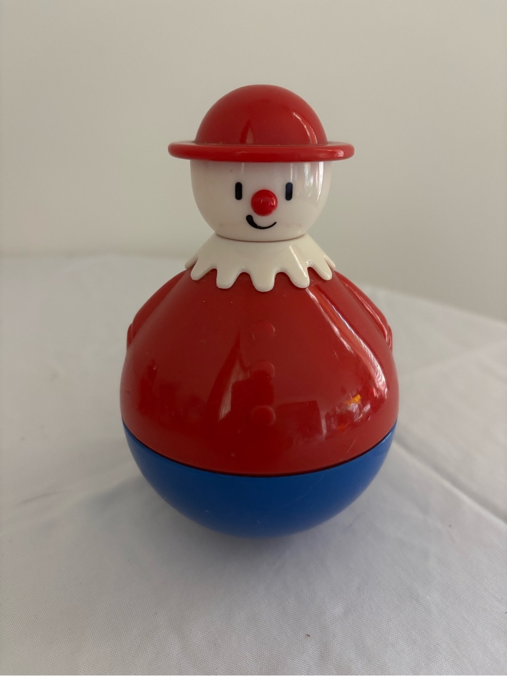 Unbranded Red and Blue Roly-Poly Clown Toy for Kids